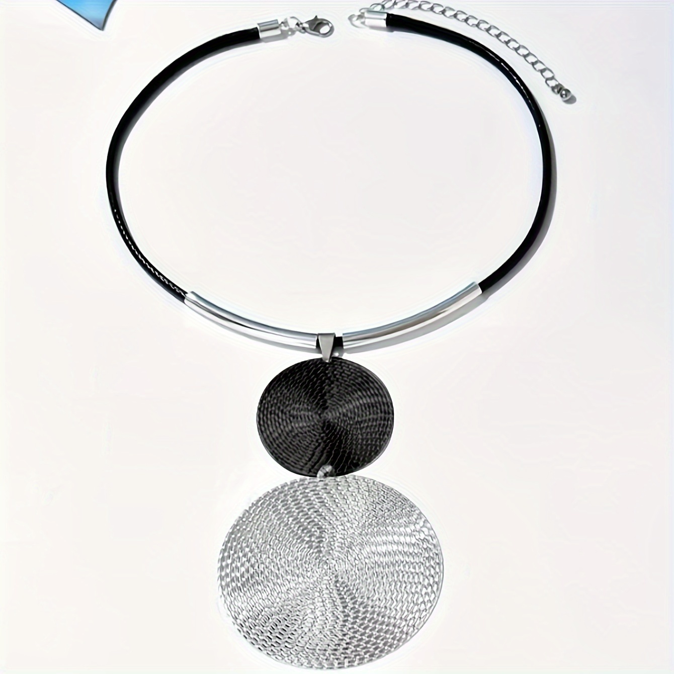 Exaggerated Geometric Pendant Retro Necklace